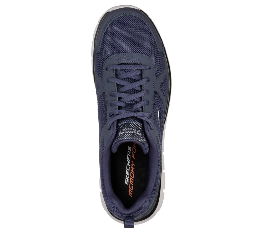 Men Skechers Track Lace Up Navy  USA |  6975-BGIKH