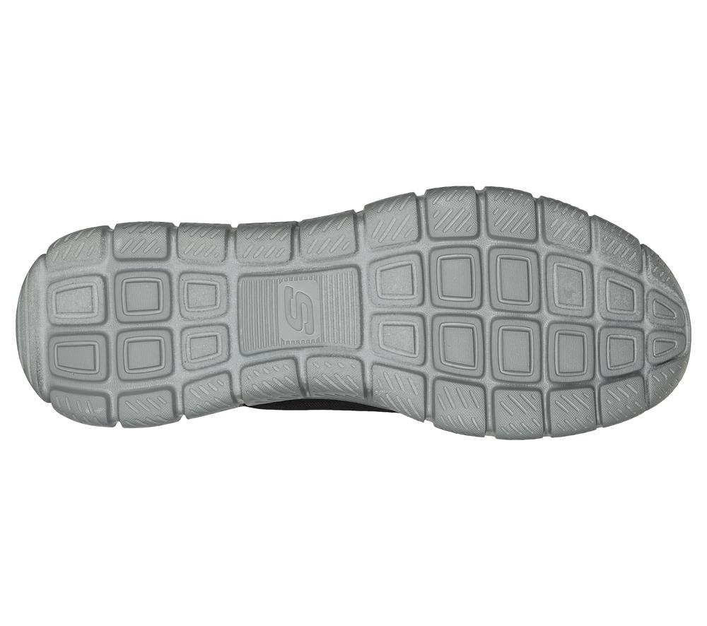 Men Skechers Track - Broader Lace Up Black / Charcoal  USA |  1532-DNHPY