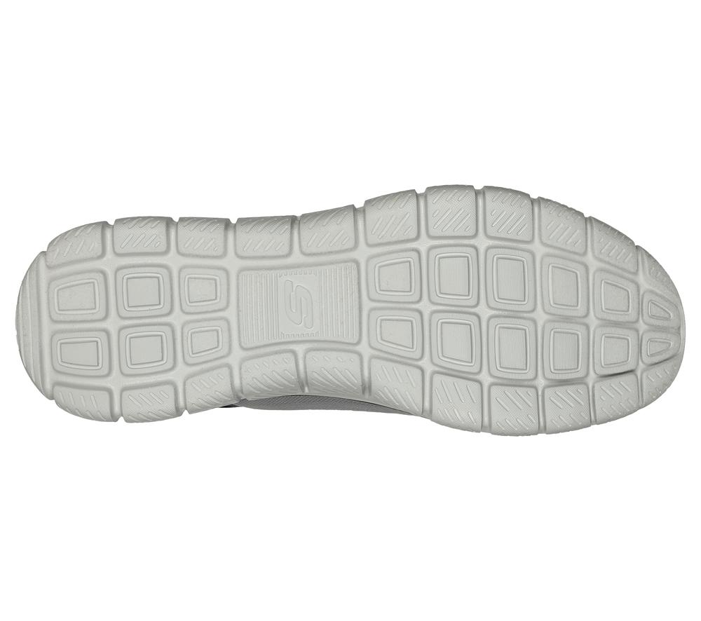 Men Skechers Track - Broader Lace Up Grey / Black  USA |  9572-HVJXS