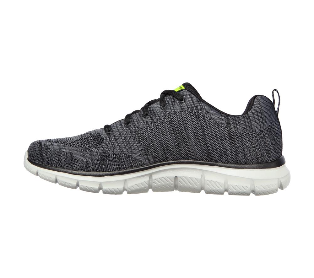 Men Skechers Track - Front Runner Lace Up Charcoal / Black  USA |  6354-ORCSX
