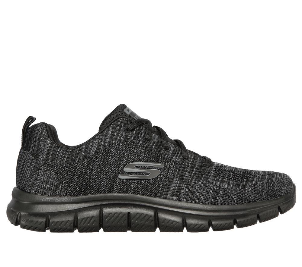 Men Skechers Track - Front Runner Sneakers Black  USA |  7810-QGRJS