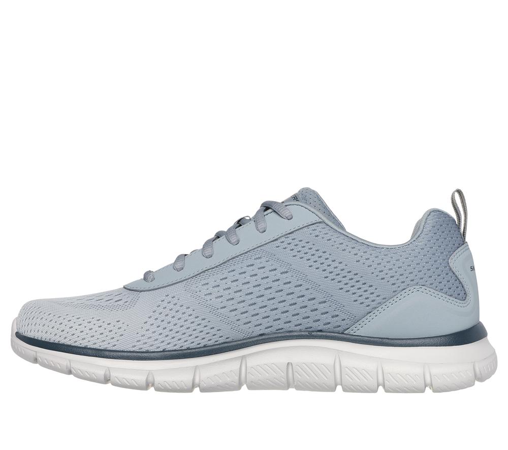 Men Skechers Track - Ripkent Sneakers Light Grey  USA |  3469-RWNMA