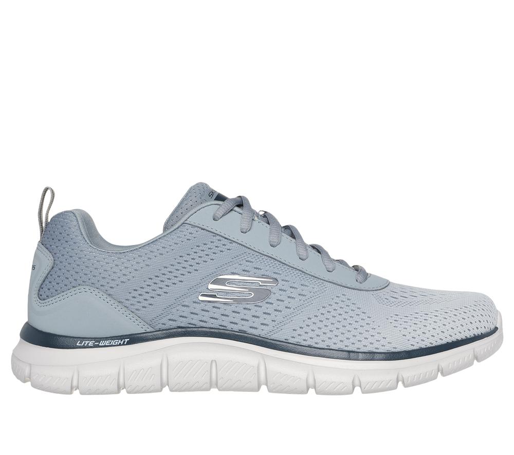 Men Skechers Track - Ripkent Sneakers Light Grey  USA |  3469-RWNMA