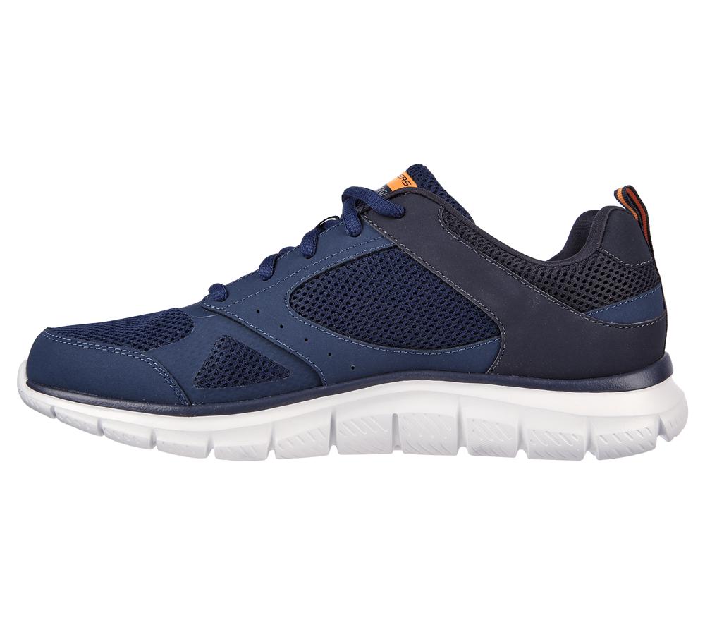 Men Skechers Track - Syntac Lace Up Navy  USA |  0385-PHUFV