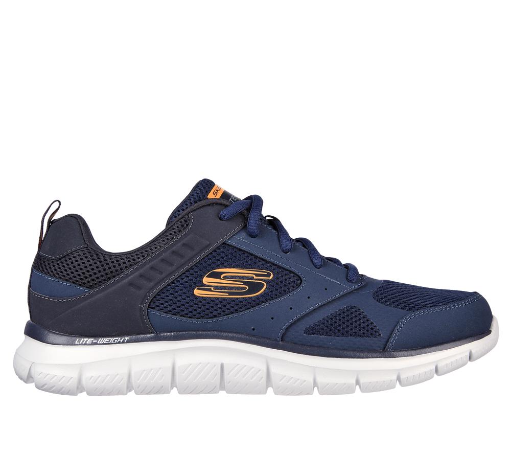 Men Skechers Track - Syntac Lace Up Navy  USA |  0385-PHUFV