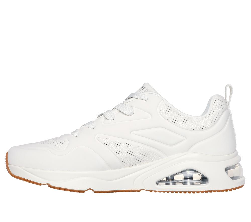 Men Skechers Tres-Air Uno - Ah-Mazing Lace Up White  USA |  9045-XMADJ