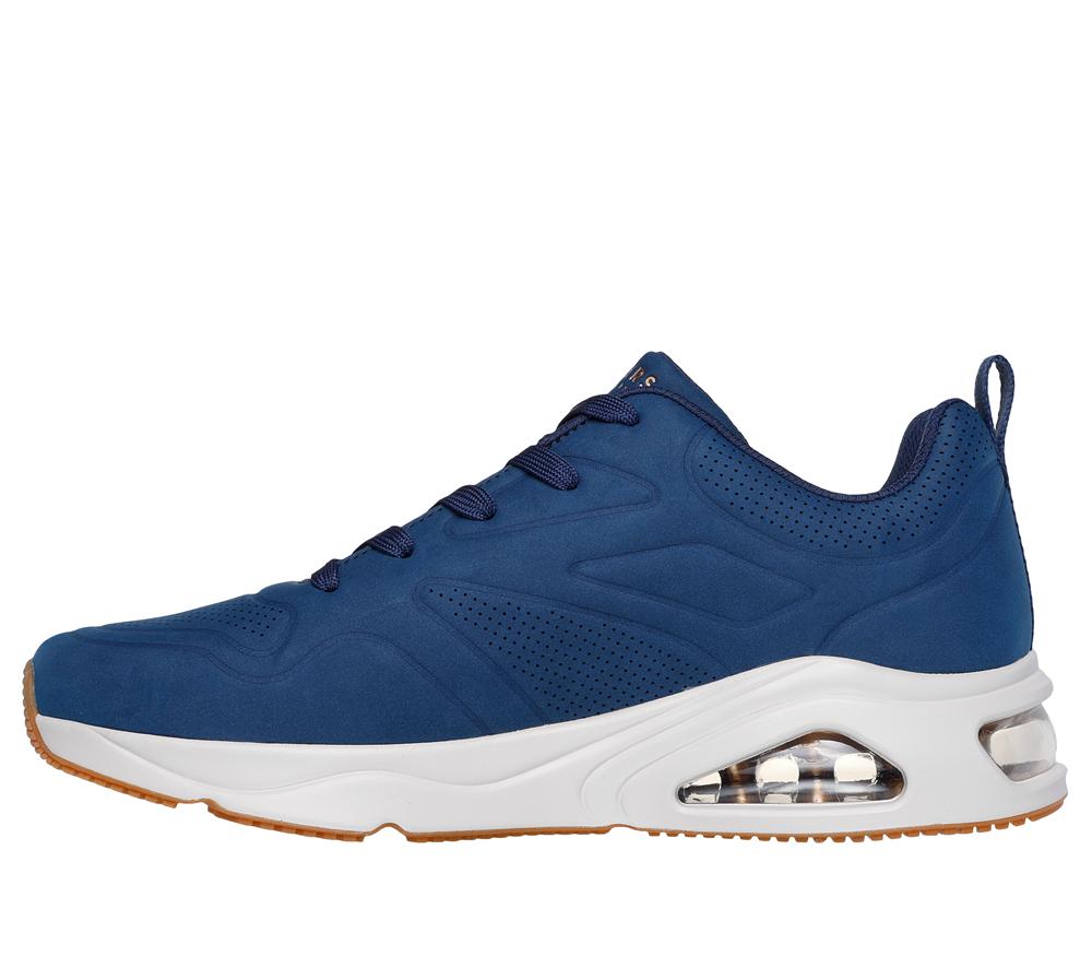 Men Skechers Tres-Air Uno - Ah-Mazing Lace Up Navy  USA |  0692-RQOAW