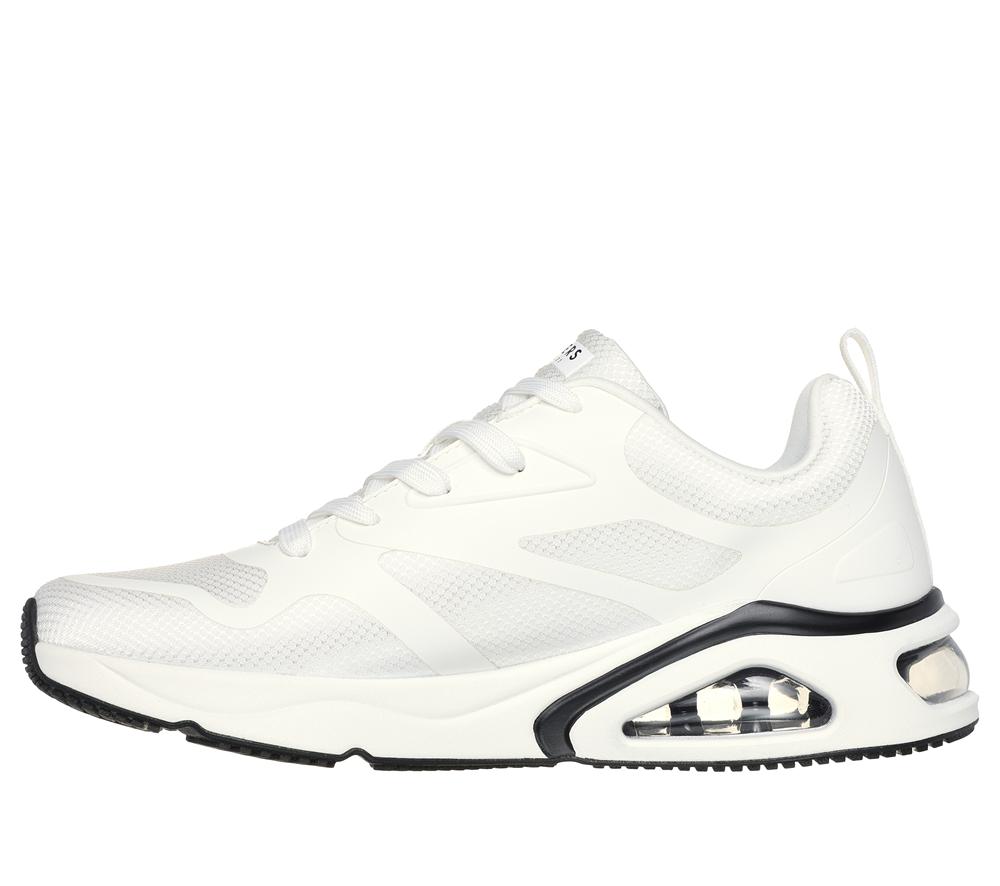 Men Skechers Tres-Air Uno - Revolution-Airy Lace Up White  USA |  4537-VGJSH