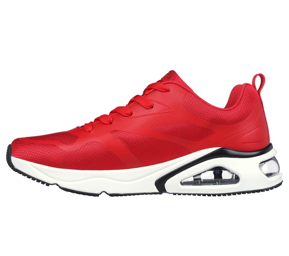 Men Skechers Tres-Air Uno - Revolution-Airy Lace Up Red  USA |  3712-XMGYN