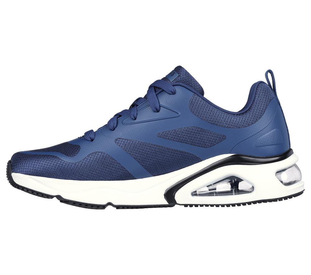 Men Skechers Tres-Air Uno - Revolution-Airy Lace Up Navy  USA |  8943-FIUTQ