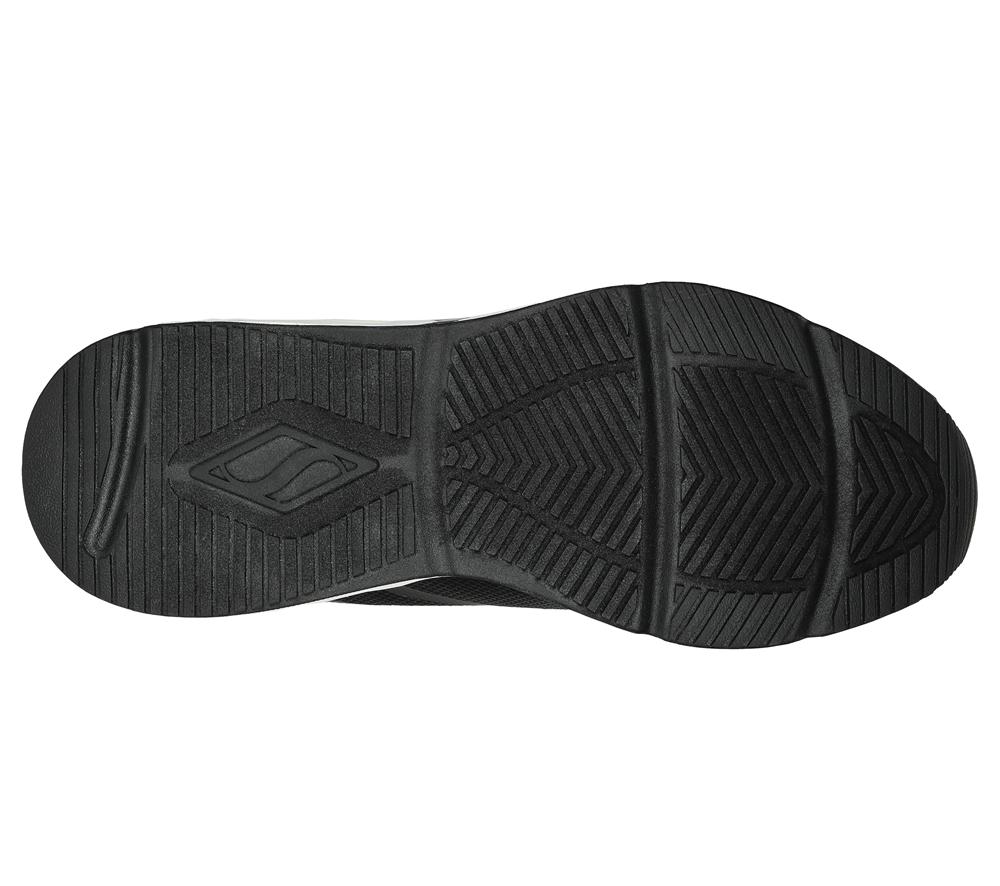 Men Skechers Tres-Air Uno - Revolution-Airy Lace Up Black  USA |  1640-GXPIZ