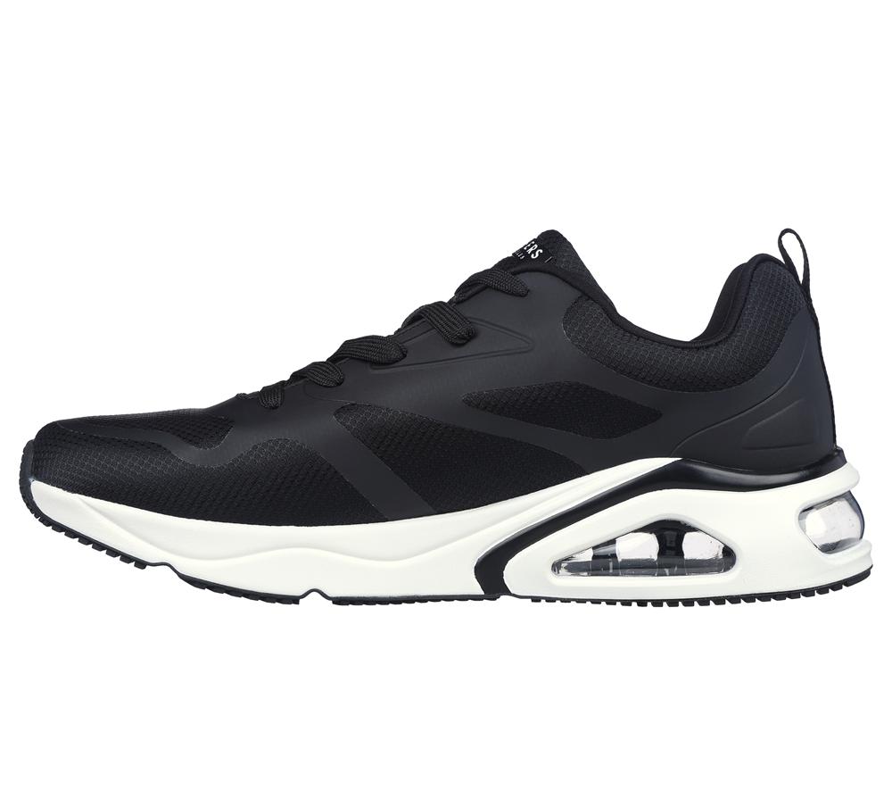 Men Skechers Tres-Air Uno - Revolution-Airy Lace Up Black  USA |  1640-GXPIZ