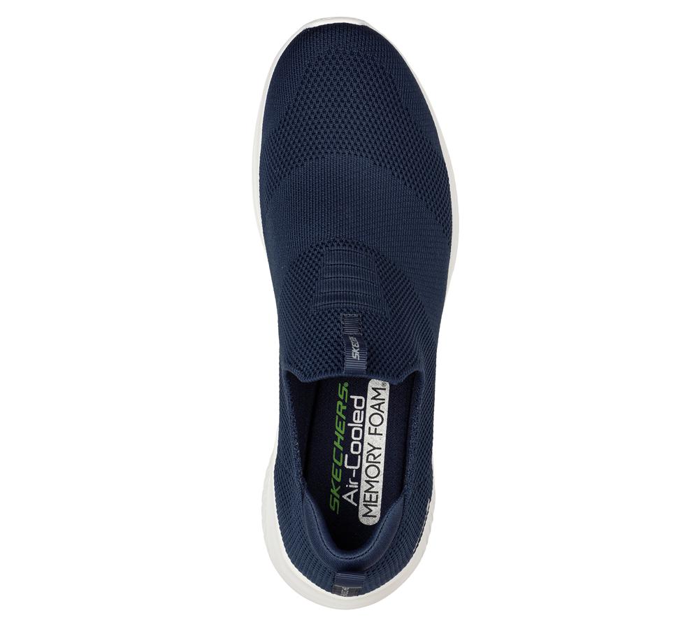 Men Skechers Ultra Flex 3.0 - Denlark Sneakers Navy  USA |  1830-AXVSI