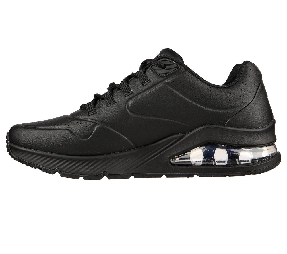 Men Skechers Uno 2 Lace Up Black  USA |  2738-VMYSB