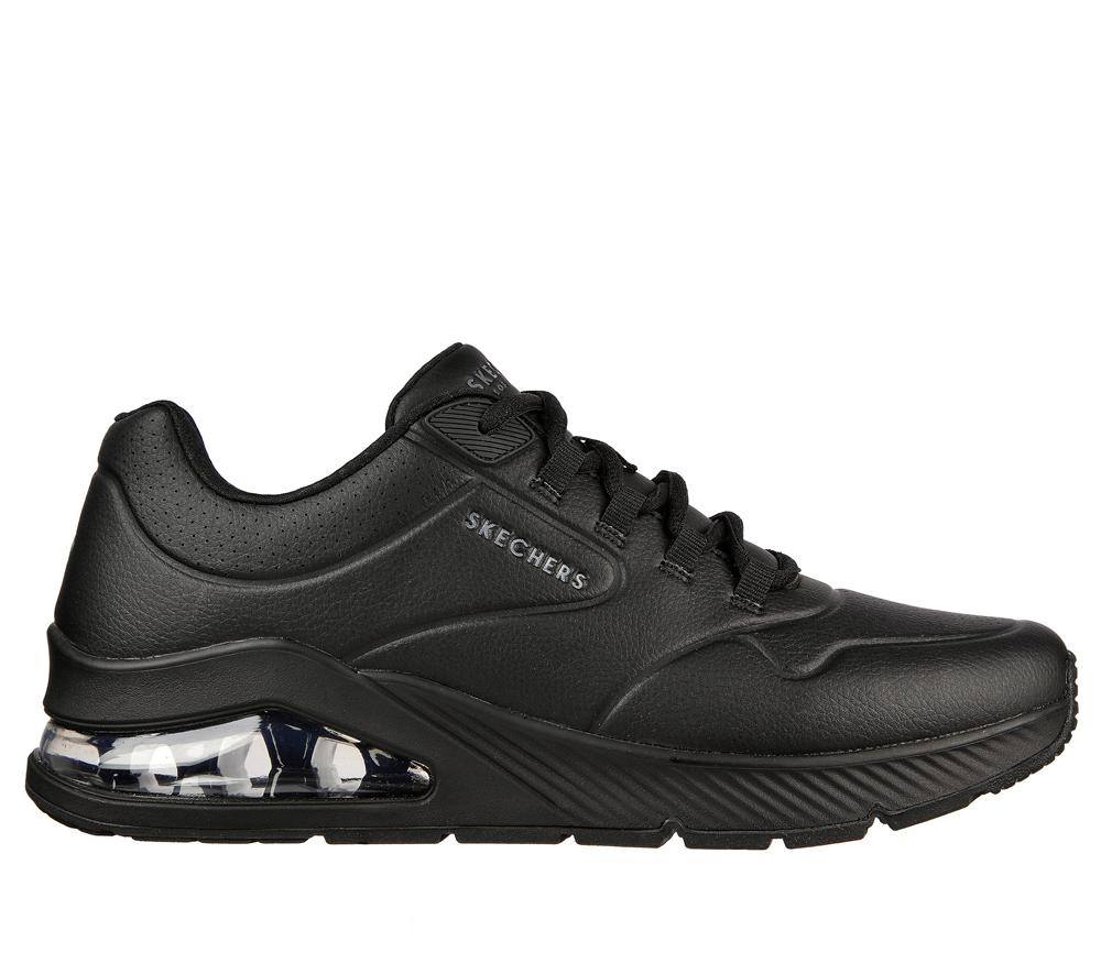 Men Skechers Uno 2 Lace Up Black  USA |  2738-VMYSB