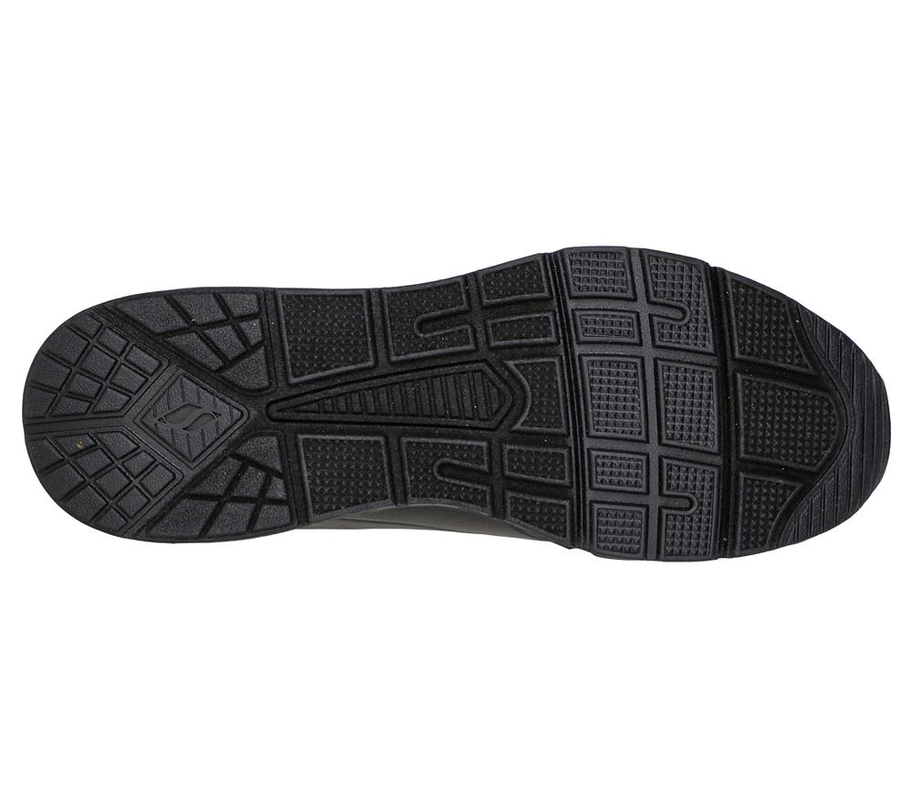 Men Skechers Uno 2 Lace Up Black / Blue  USA |  5428-OWAGX