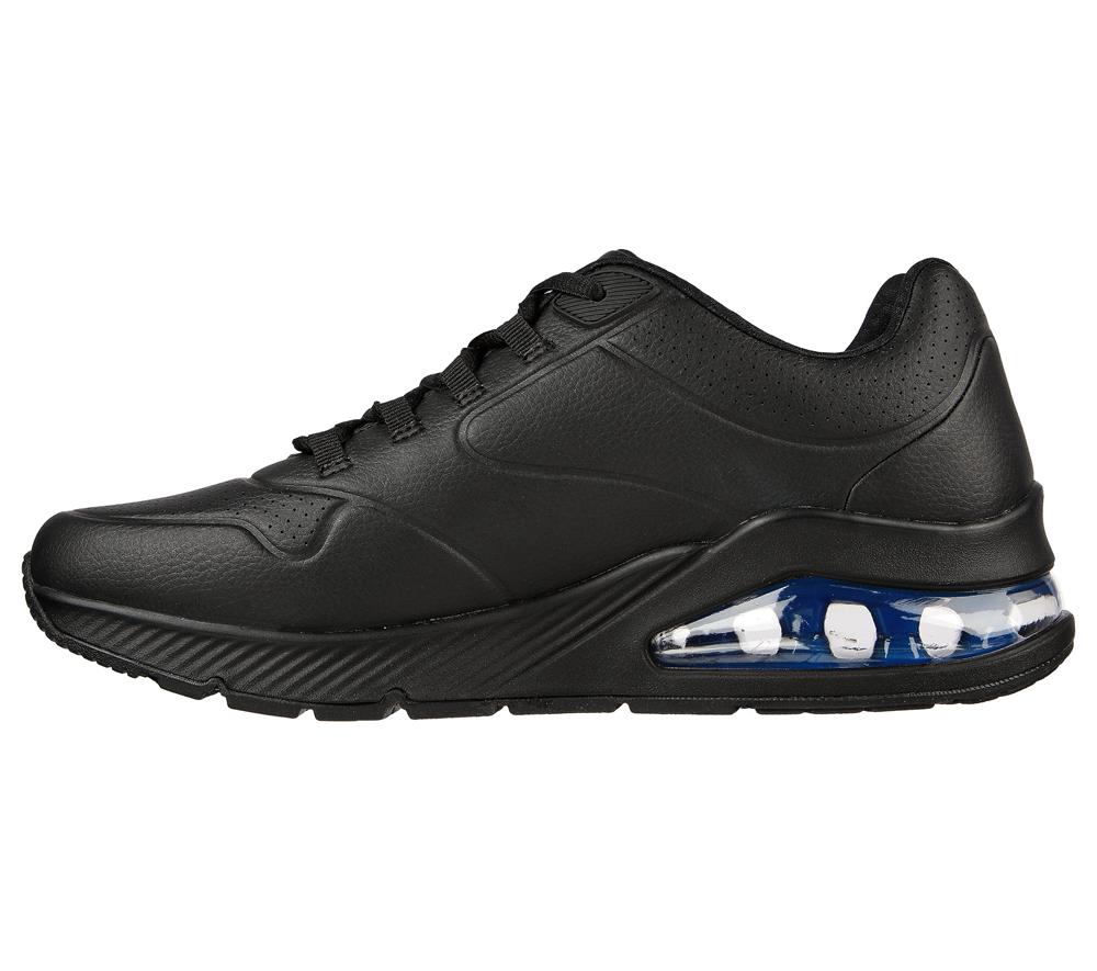 Men Skechers Uno 2 Lace Up Black / Blue  USA |  5428-OWAGX