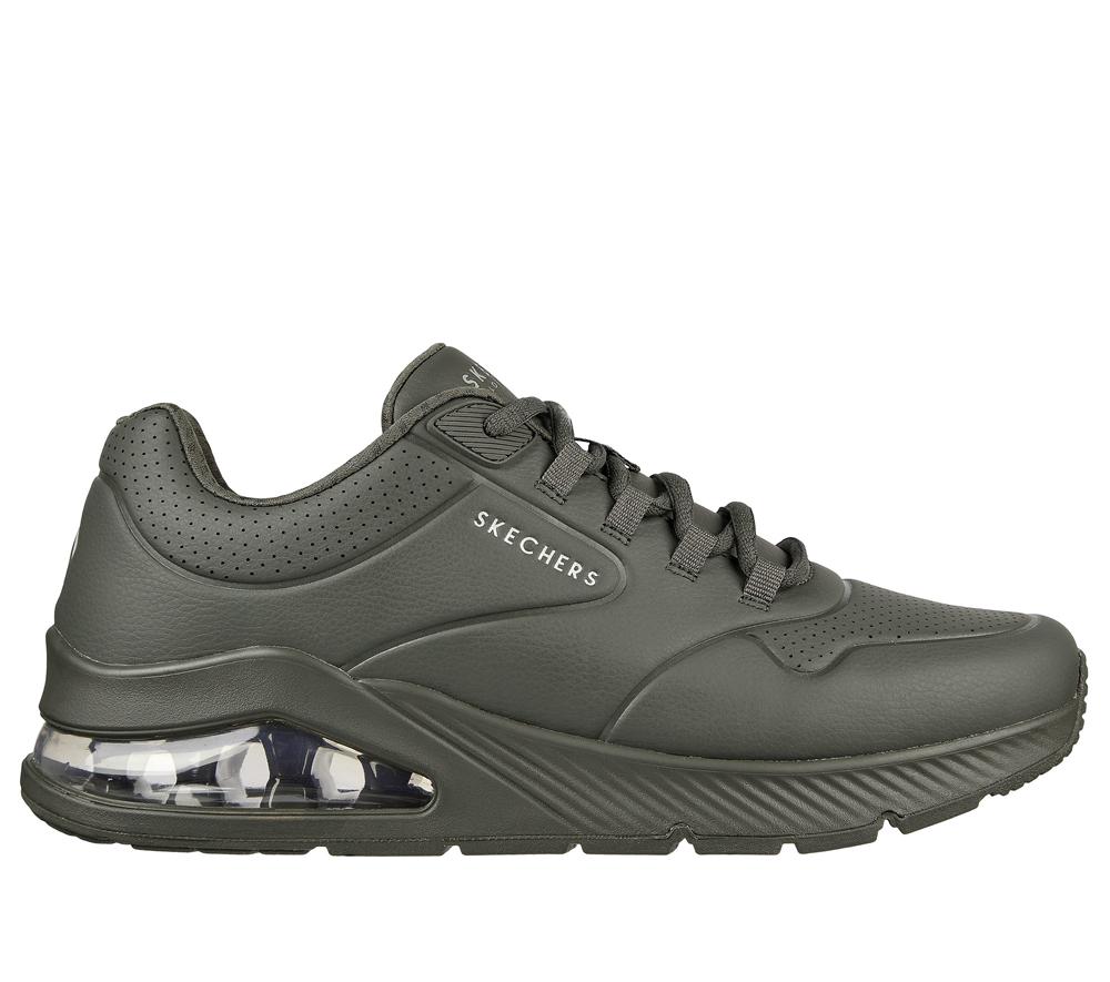 Men Skechers Uno 2 Lace Up Olive  USA |  1047-KEHSL