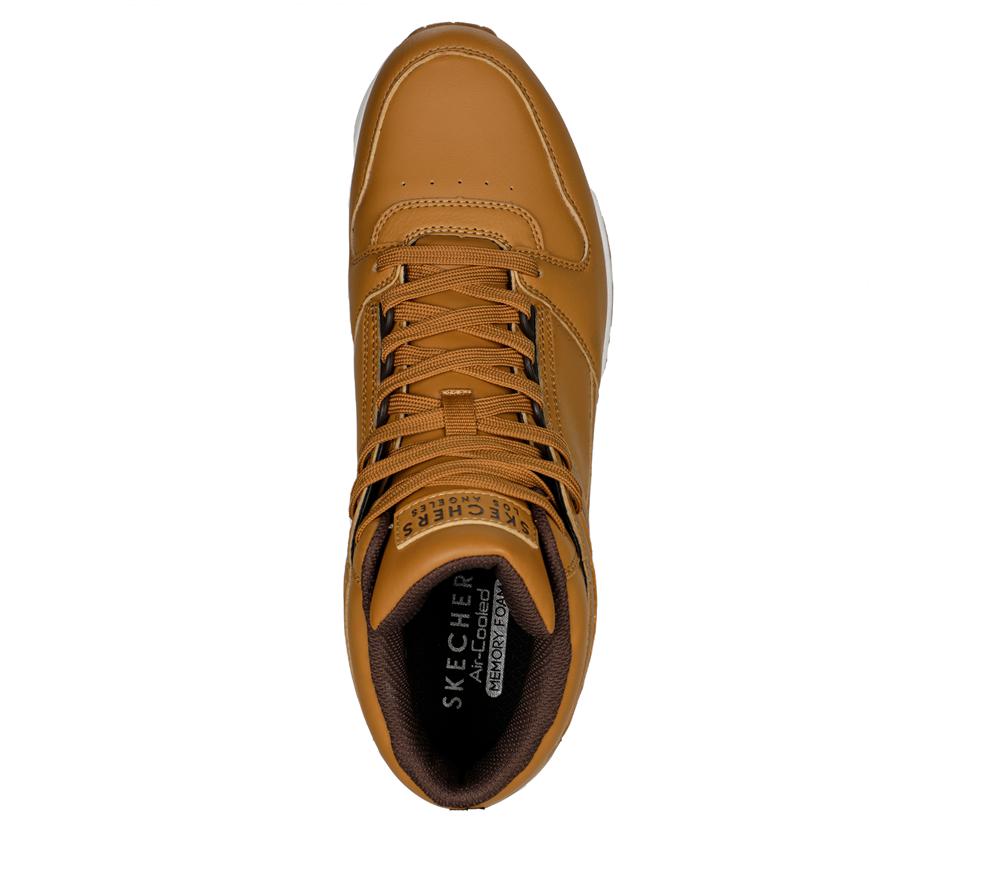 Men Skechers Uno 2 - Keep Close Sneakers Whiskey Brown  USA |  9268-ITQXU