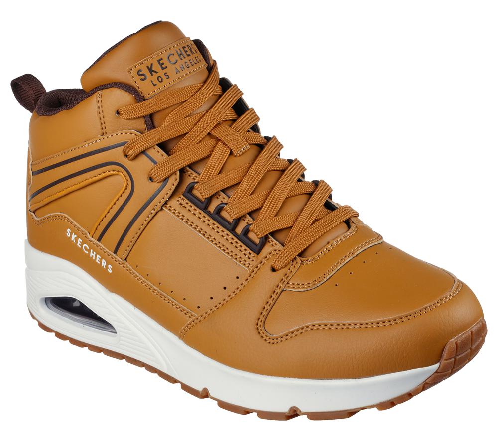Men Skechers Uno 2 - Keep Close Sneakers Whiskey Brown  USA |  9268-ITQXU