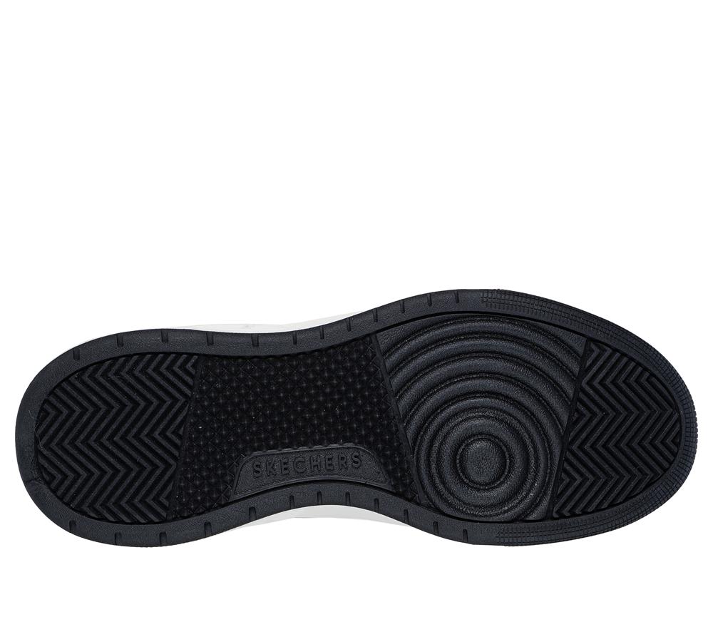 Men Skechers Uno Court Lace Up Black  USA |  6874-DEXSI