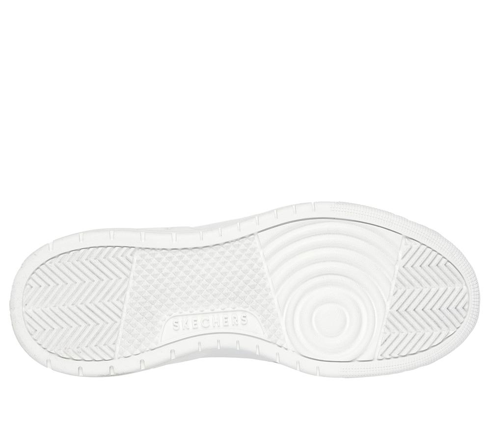 Men Skechers Uno Court Lace Up White  USA |  1795-YCNFV