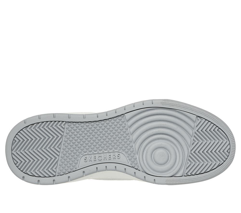 Men Skechers Uno Court - Low-Post Lace Up White  USA |  2416-GCJXM
