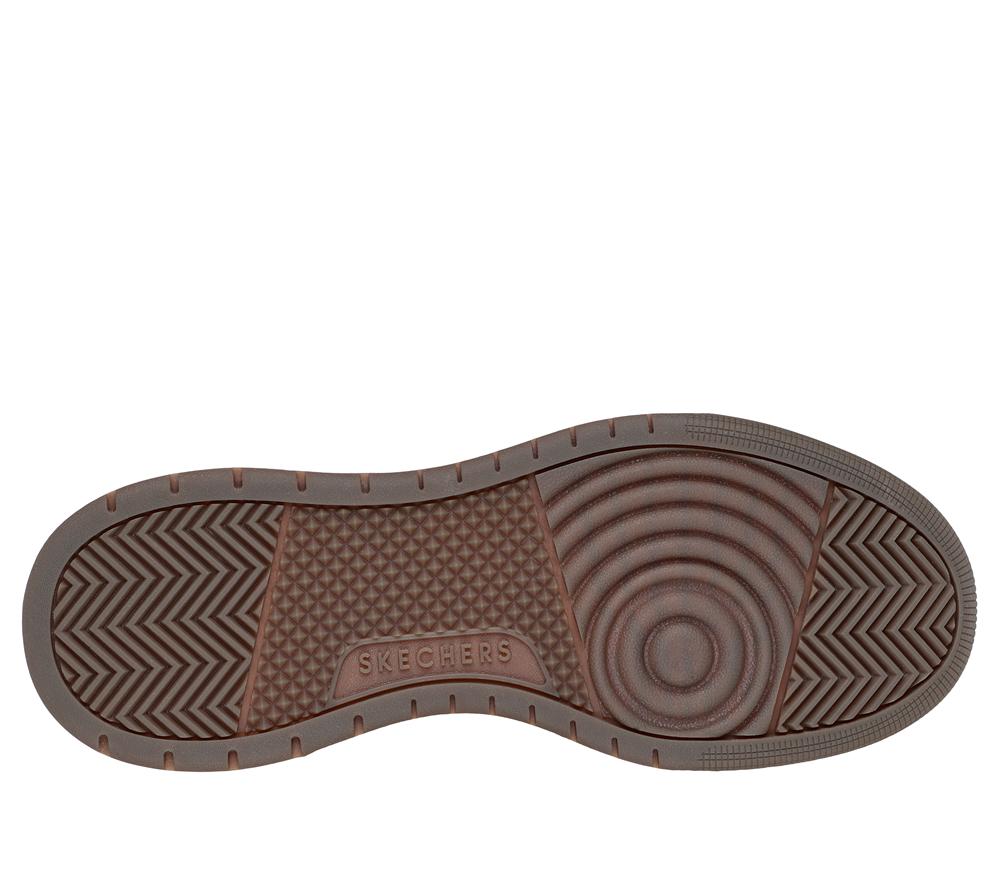 Men Skechers Uno Court - Low-Post Sneakers Dark Brown  USA |  4861-PICQE