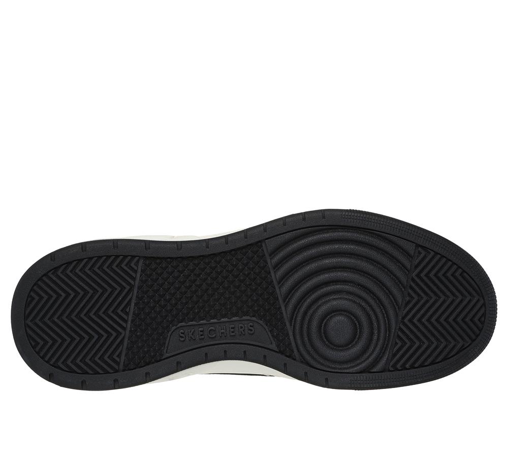 Men Skechers Uno Court - Low-Post Sneakers Black  USA |  0951-IHVPG