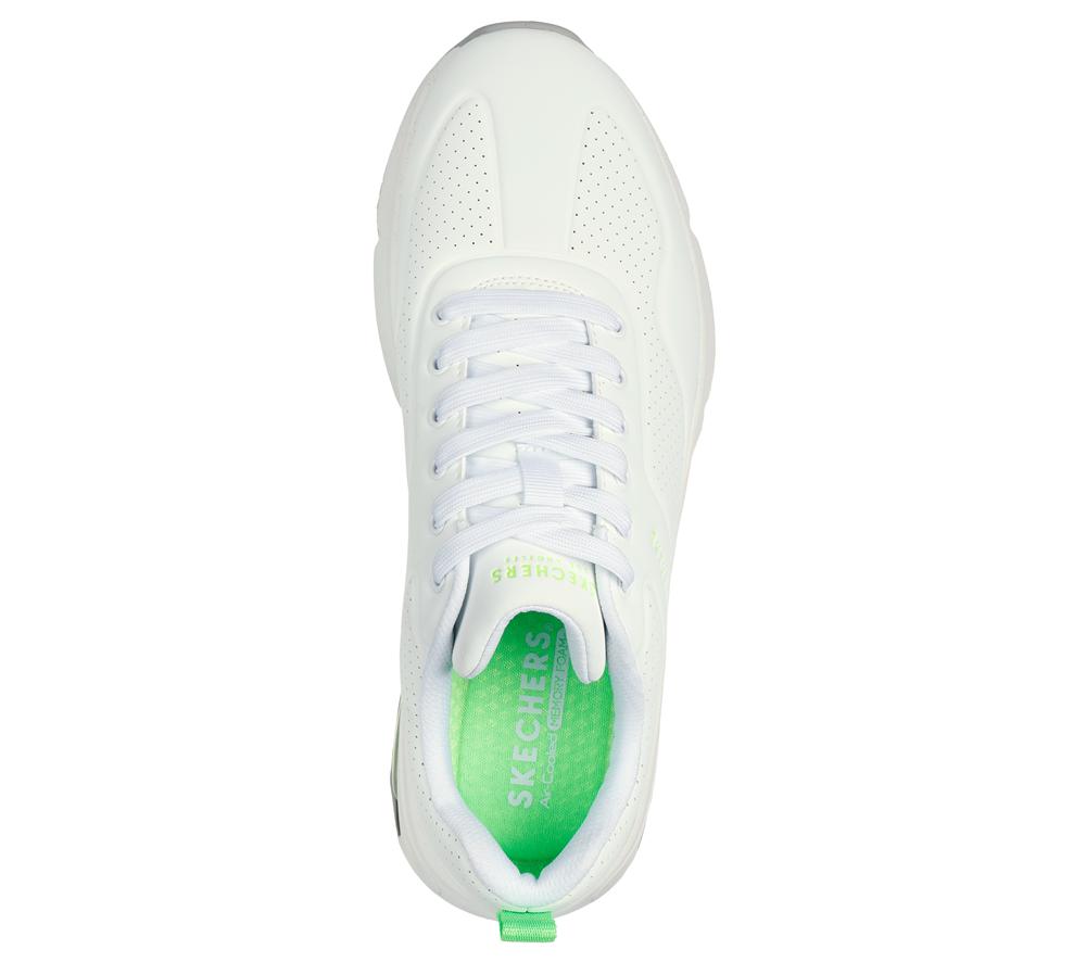 Men Skechers Uno Evolve - Infinite Air Lace Up White  USA |  1805-NSELQ