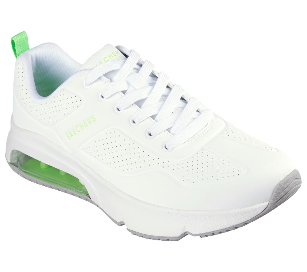 Men Skechers Uno Evolve - Infinite Air Lace Up White  USA |  1805-NSELQ