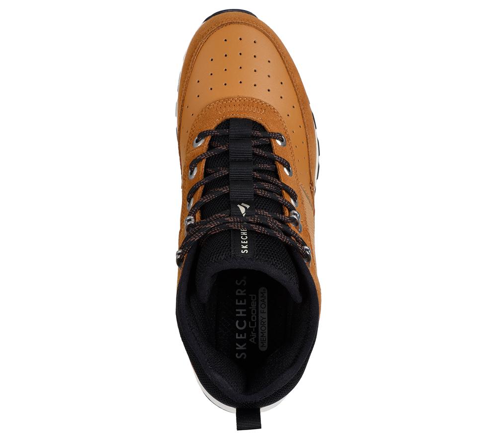 Men Skechers Uno Rugged - Adventure Air Lace Up Whiskey Brown  USA |  6475-LTSEN