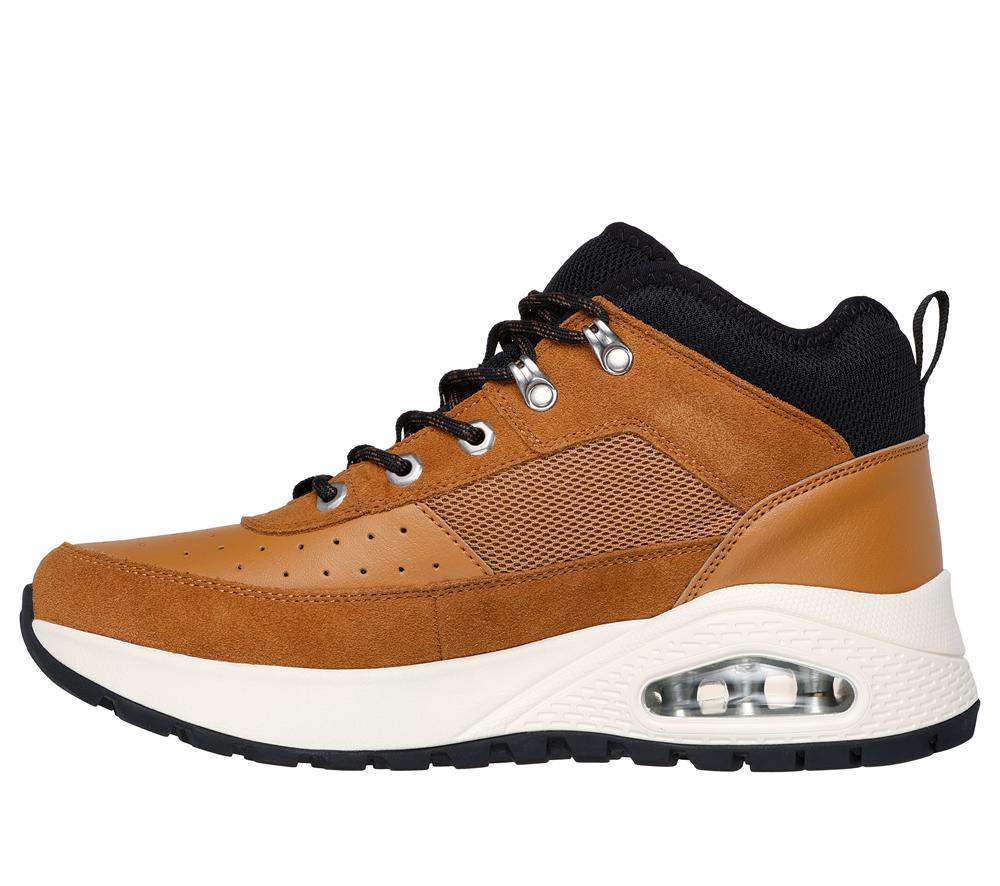 Men Skechers Uno Rugged - Adventure Air Lace Up Whiskey Brown  USA |  6475-LTSEN