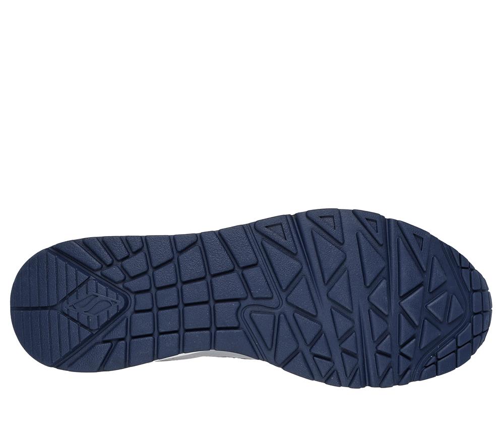 Men Skechers Uno - Retro One Sneakers Grey  USA |  7845-UPVLI