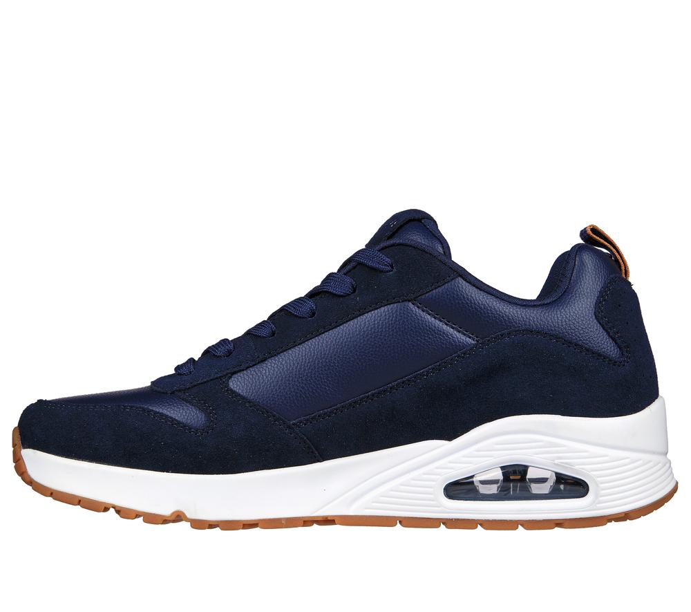 Men Skechers Uno - Stacre Sneakers Navy  USA |  3278-QGHND