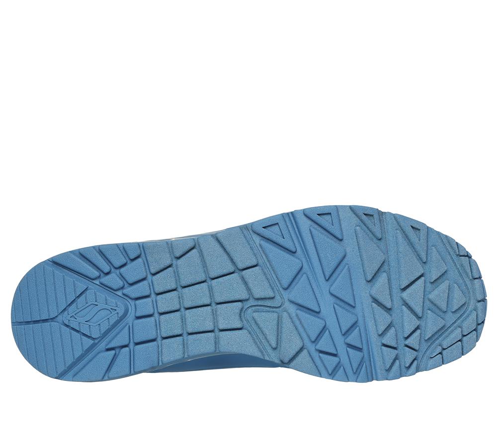 Men Skechers Uno - Stand on Air Sneakers Light Denim Blue  USA |  3687-CADJT