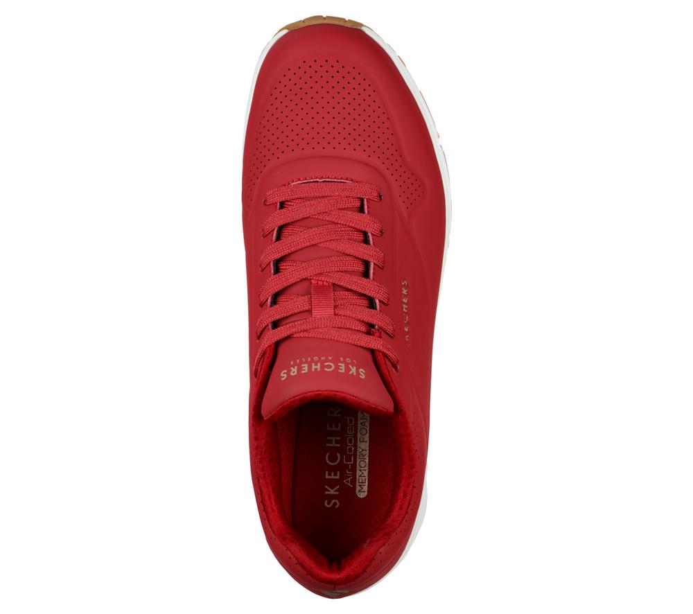 Men Skechers Uno - Stand on Air Sneakers Dark Red  USA |  7581-ESNHJ