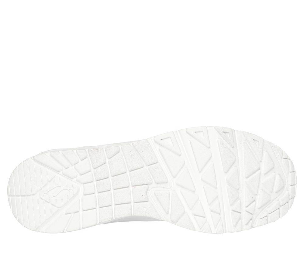 Men Skechers Uno - Suited On Air Lace Up White / Blue  USA |  2091-DASTK