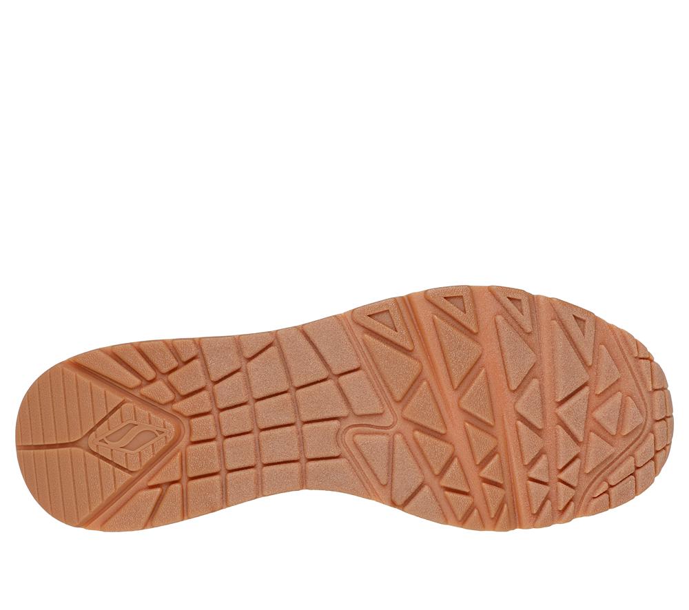 Men Skechers Uno - Suited On Air Lace Up Taupe Brown  USA |  1573-UKTBE