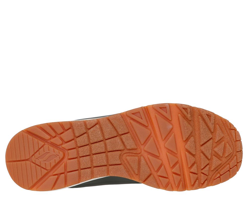 Men Skechers Uno - Suited On Air Lace Up Olive  USA |  1359-MJNUV