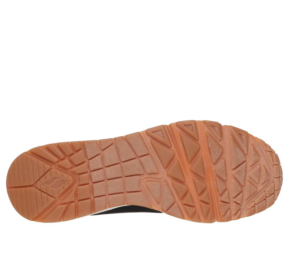 Men Skechers Uno - Suited On Air Lace Up Black  USA |  0342-MOTRG