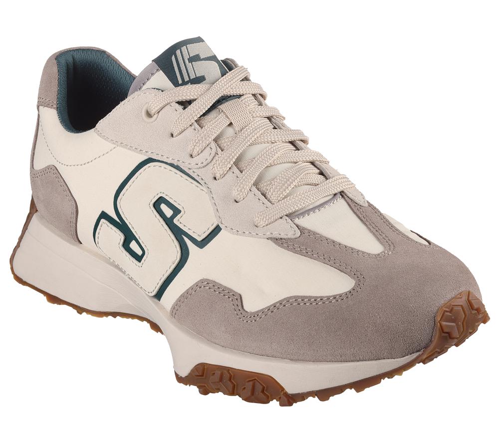 Men Skechers Upper Cut Neo Jogger - Lantis Lace Up Off White  USA |  9713-KHSBN