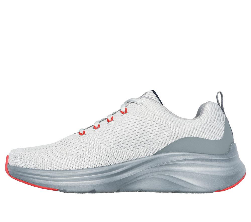Men Skechers Vapor Foam Sneakers Grey / Orange  USA |  5237-OPRFN