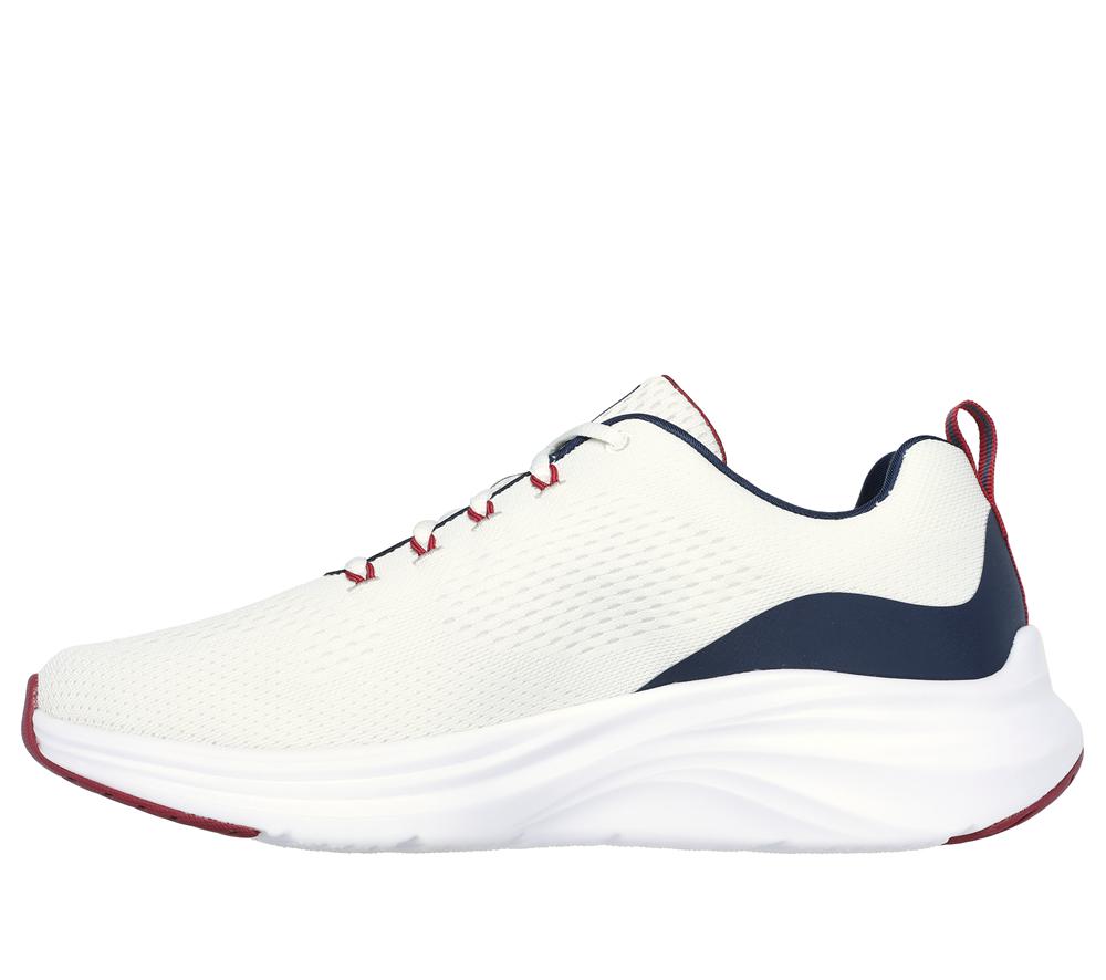 Men Skechers Vapor Foam Sneakers White / Navy  USA |  5879-IWLRP