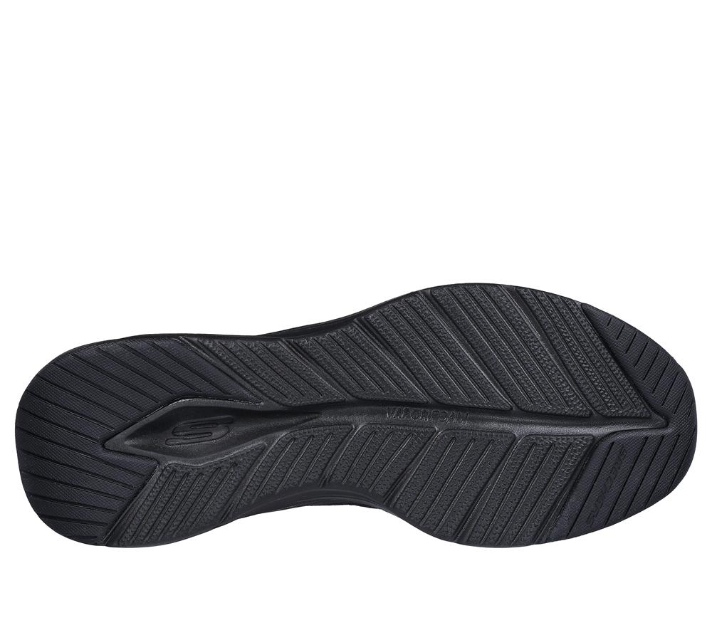 Men Skechers Vapor Foam - Covert Slip On Shoes Black  USA |  8970-DAUJZ