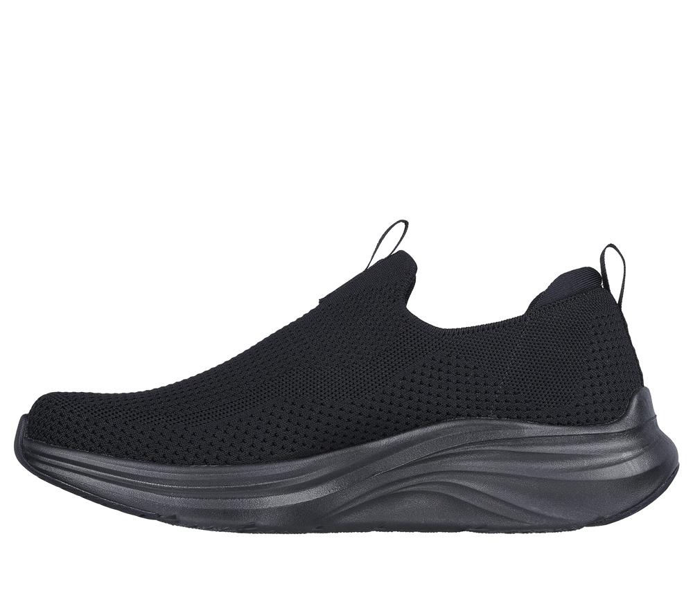 Men Skechers Vapor Foam - Covert Slip On Shoes Black  USA |  8970-DAUJZ