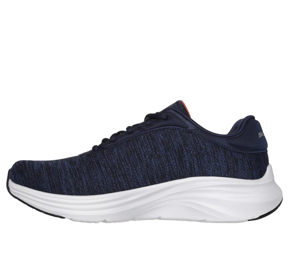 Men Skechers Vapor Foam - Pursual Sneakers Navy / Orange  USA |  8760-ANVQW