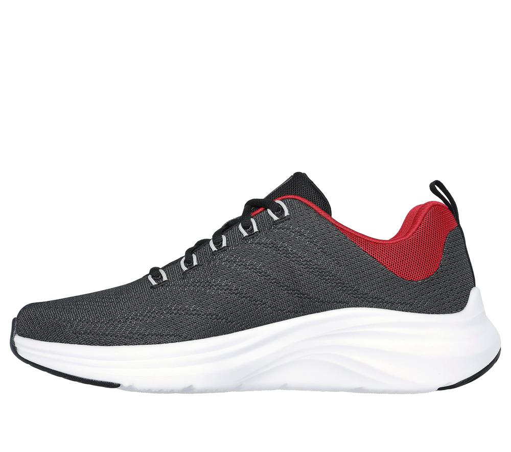 Men Skechers Vapor Foam - Varien Lace Up Black / Red  USA |  0792-LZRVD