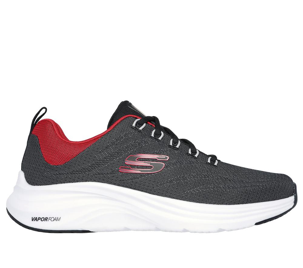 Men Skechers Vapor Foam - Varien Lace Up Black / Red  USA |  0792-LZRVD