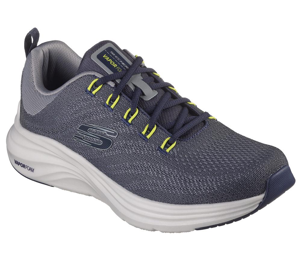 Men Skechers Vapor Foam - Varien Sneakers Navy / Gray  USA |  5613-IHYAL